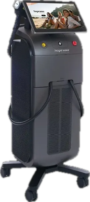The clinic's Soprano Titanium laser